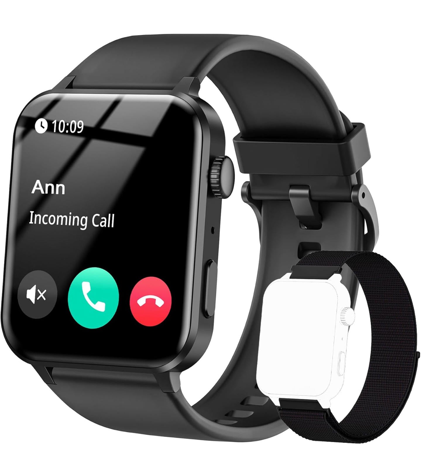 (MSRP $59.99) Smart Watch with Fitness Tracker β 1.85β Touchscreen, Waterproof