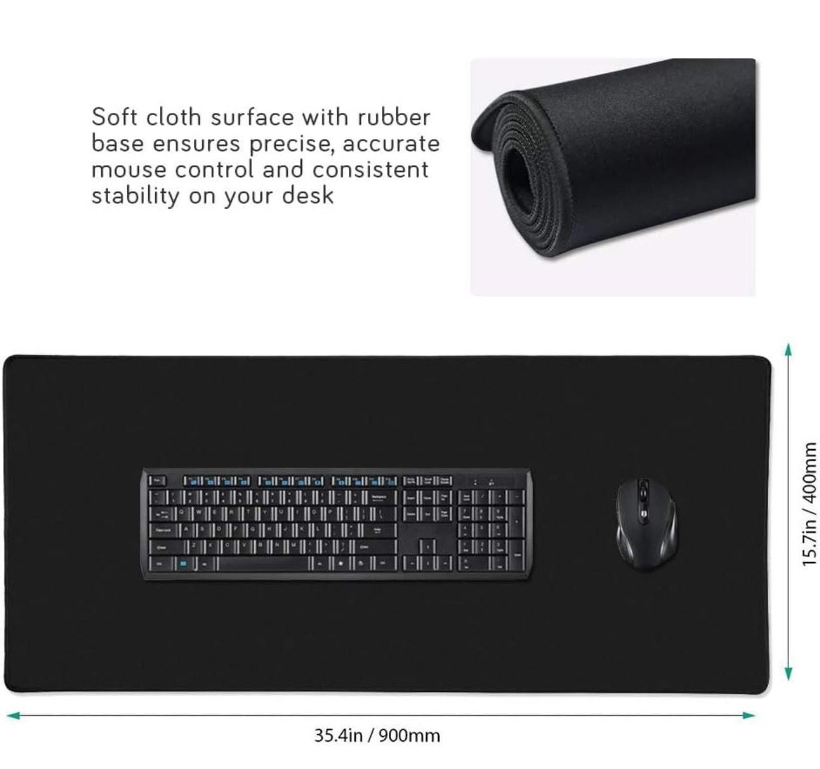 (MSRP $19.99) Cmhoo XXL Professional Large Mouse Pad & Computer Game Mouse Mat