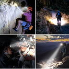 (NEW MSRP $19.99) Blukar LED Headlamp Rechargeable 2‑Pack (Model B0BLVT2Y9N)