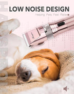 (NEW MSRP $89.95) Hansprou 36V Corded Dog Clippers, 10 Guard Combs & Brush