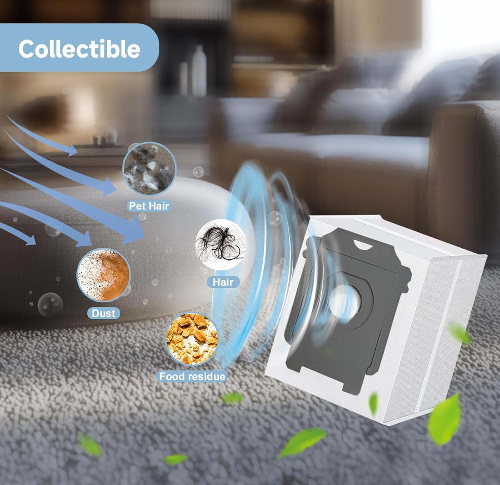 (NEW MSRP $29.99) 18-Pack Auto Dirt Disposal Bags for Roomba i/s/j Series