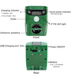 (MSRP $39.99) Solar Ultrasonic Animal Repeller – Waterproof with Motion Sensor