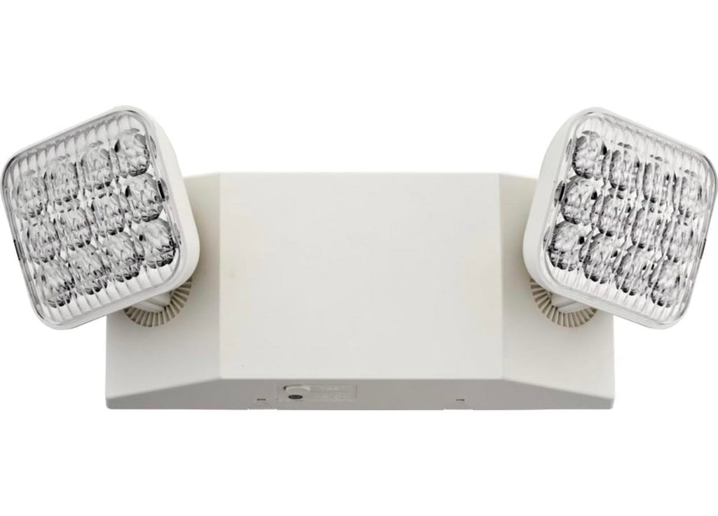 (MSRP $29.99) Lithonia LED Emergency Light w/ Dual Adjustable Heads, White