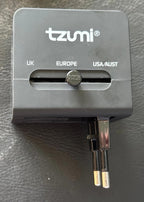 (NEW MSRP $29.99) International Travel Adapter for 150 Countries, 2 USB charging