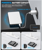 (NEW, MSRP $49) Portable LED Selfie / Fill Photo Light, USB-C, 4800mAh battery