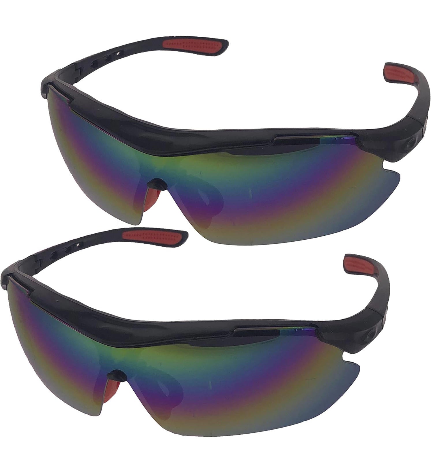 (MSRP $29.99) Tactical Sunglasses 2 Pack –Anti-Glare, Color Boost, Night Clarity