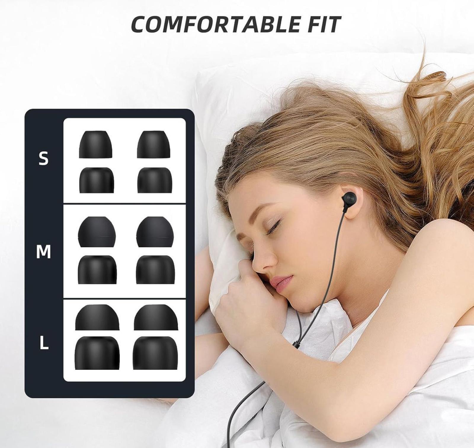 (NEW MSRP $15.99) MORMOQUE EP-06 USB-C Earbuds, HD Mic u0026 Noise-Cancelling