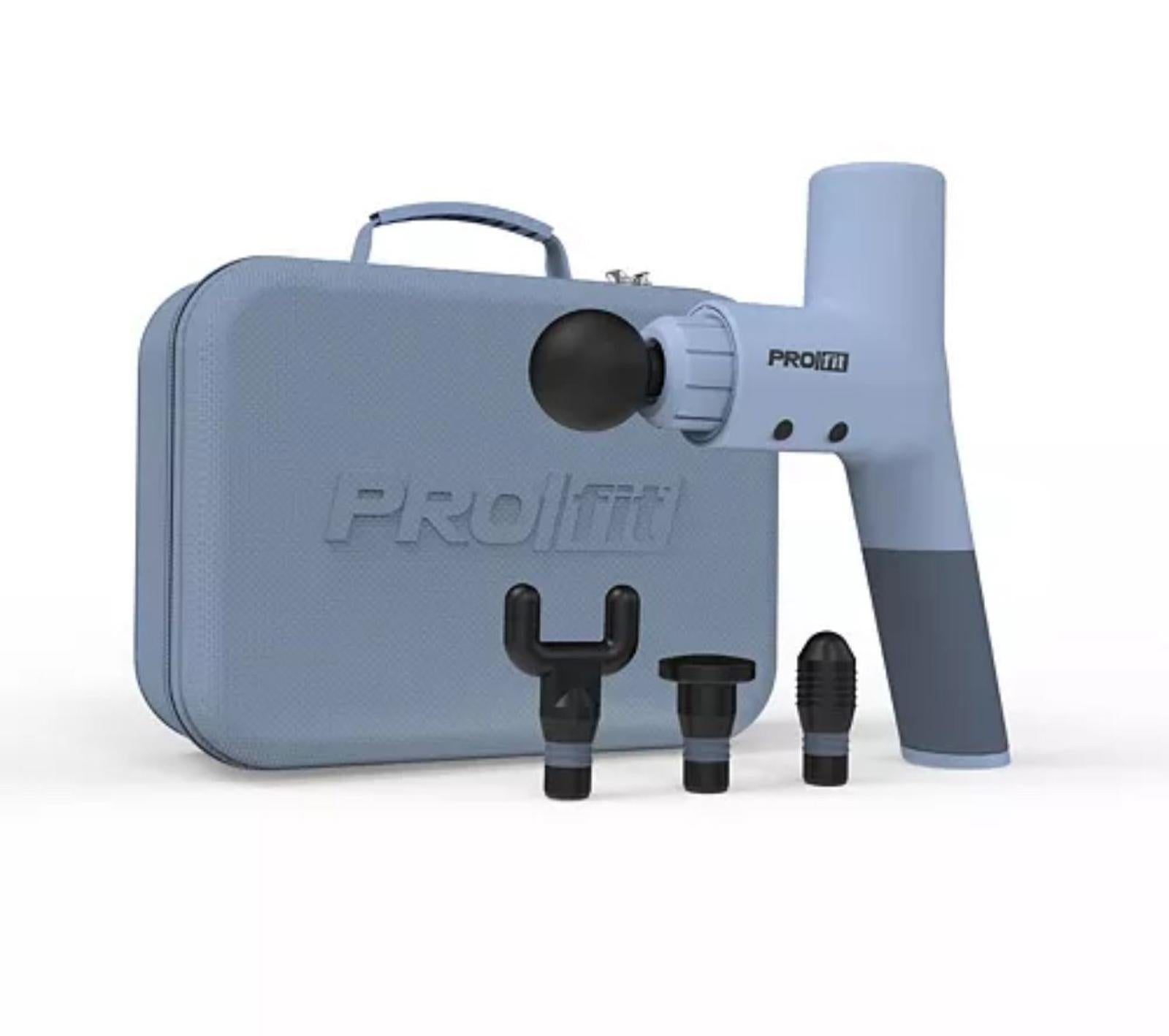 (NEW, MSRP $74.99) Percussion Muscle Massager by ProFit - Light Blue