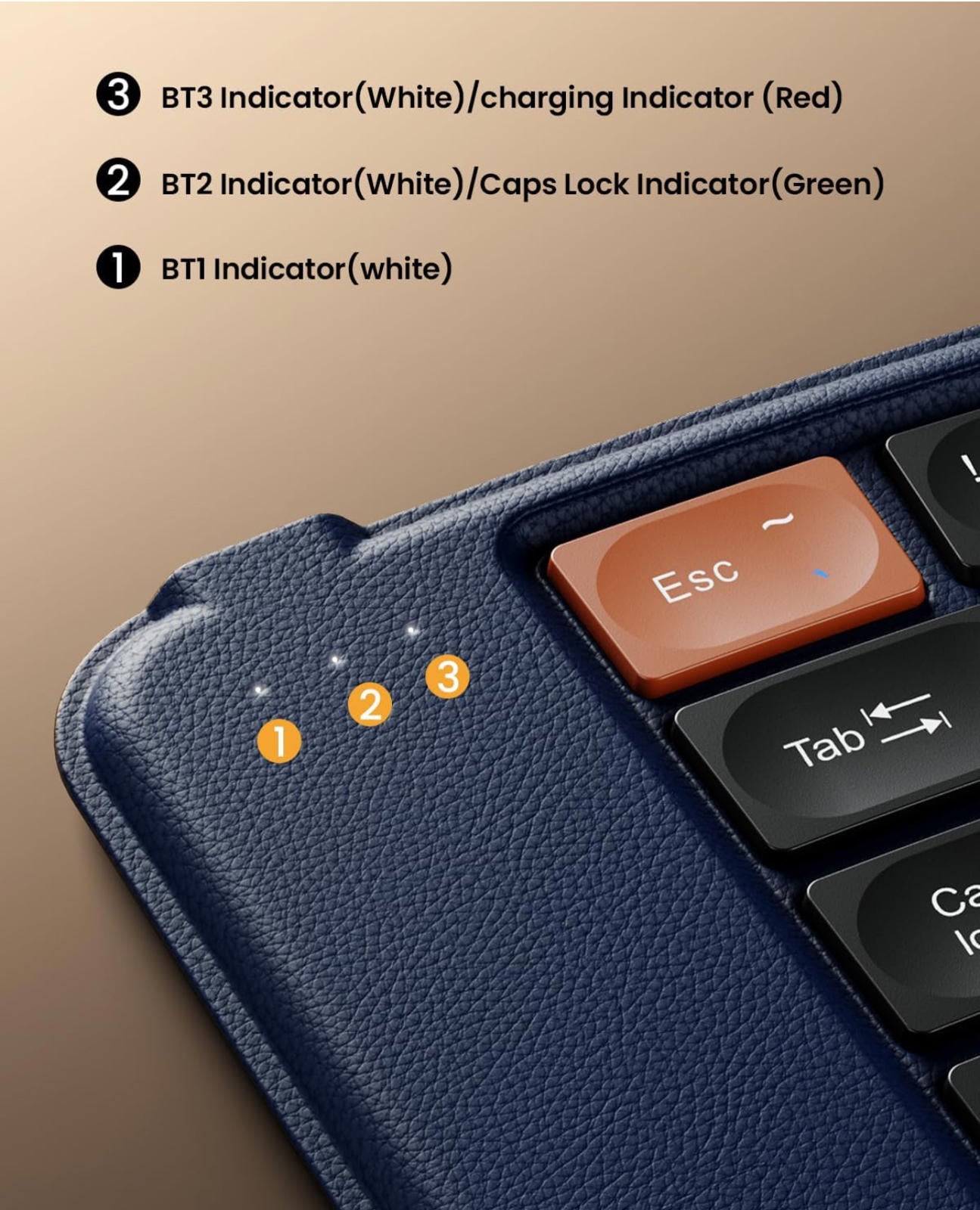 (MSRP $51.99) ProtoArc XK03 Split Foldable Bluetooth Keyboard – Ultra-Slim, Ergo