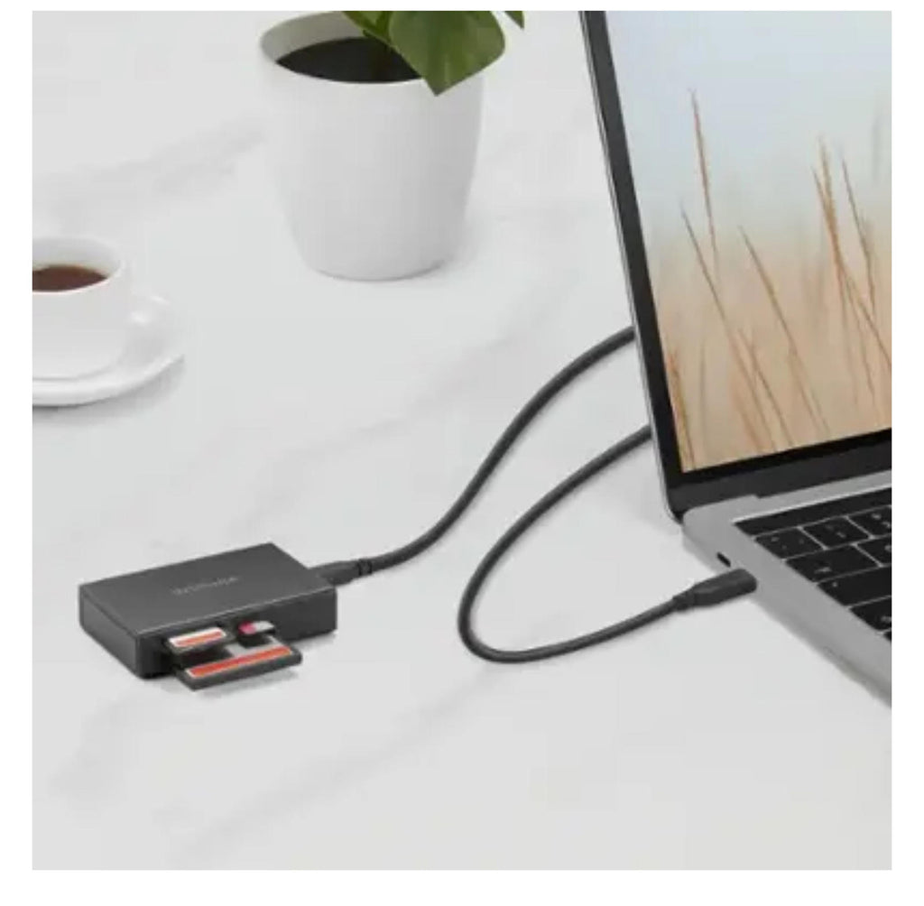 (MSRP $34.99) Insignia USB-C to SD, microSD & CompactFlash Memory Card Reader