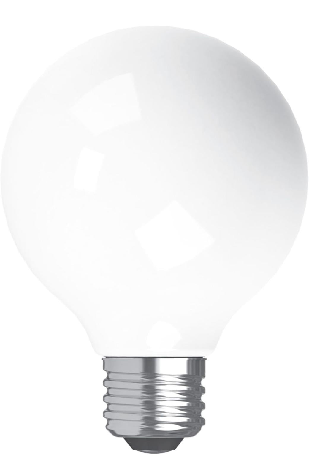 (MSRP $18.99) GE Relax HD Soft White 60W Frosted G25 LED Light Bulbs, 3-Pack
