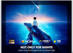 (NEW MSRP $149.99) VIZONY DP04 Pro 1080p Smart Projector w/ WiFi, Netflix & BT