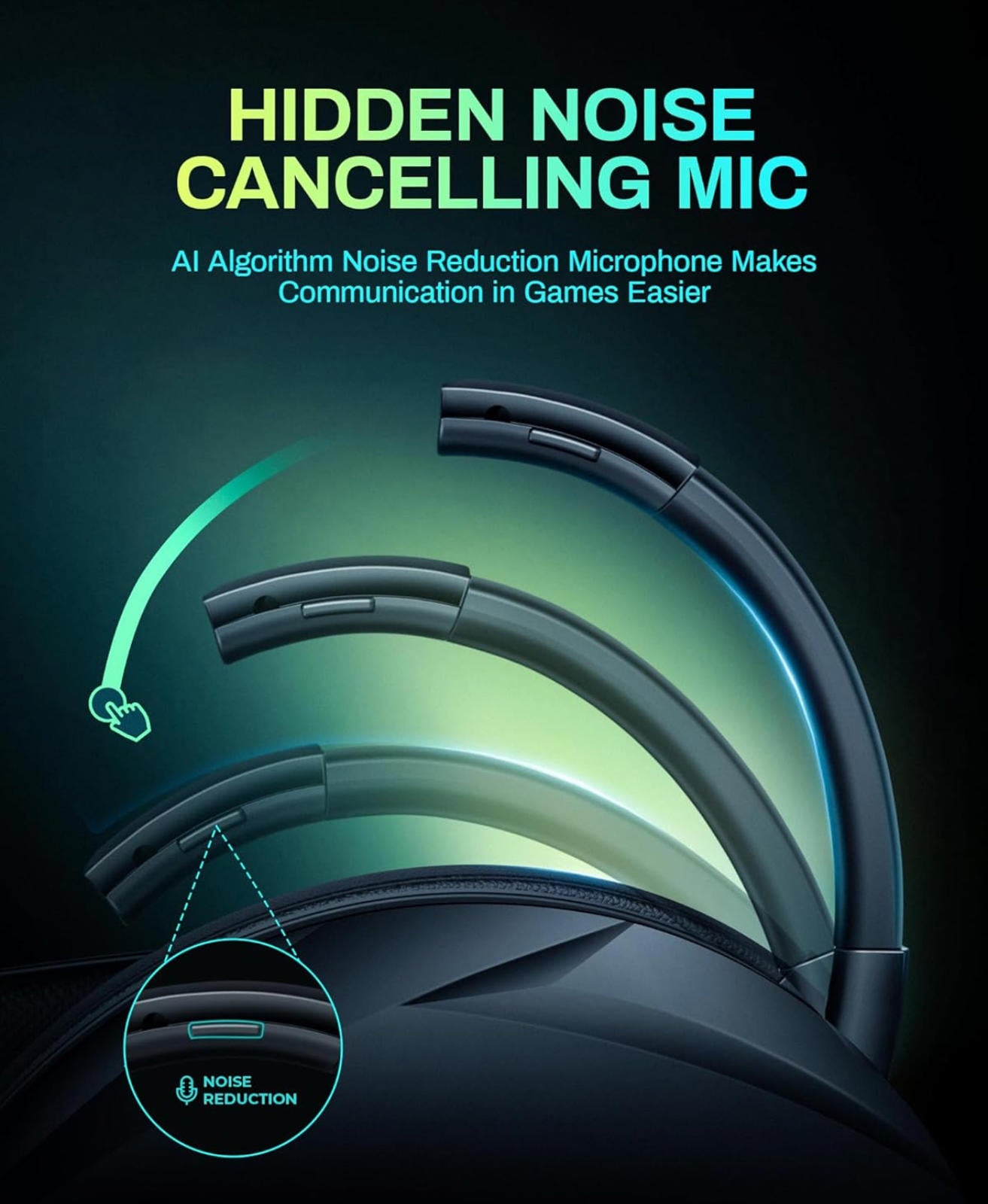 (NEW MSRP 39.95) UG‑06 Wireless Gaming Headset 50mm Drivers