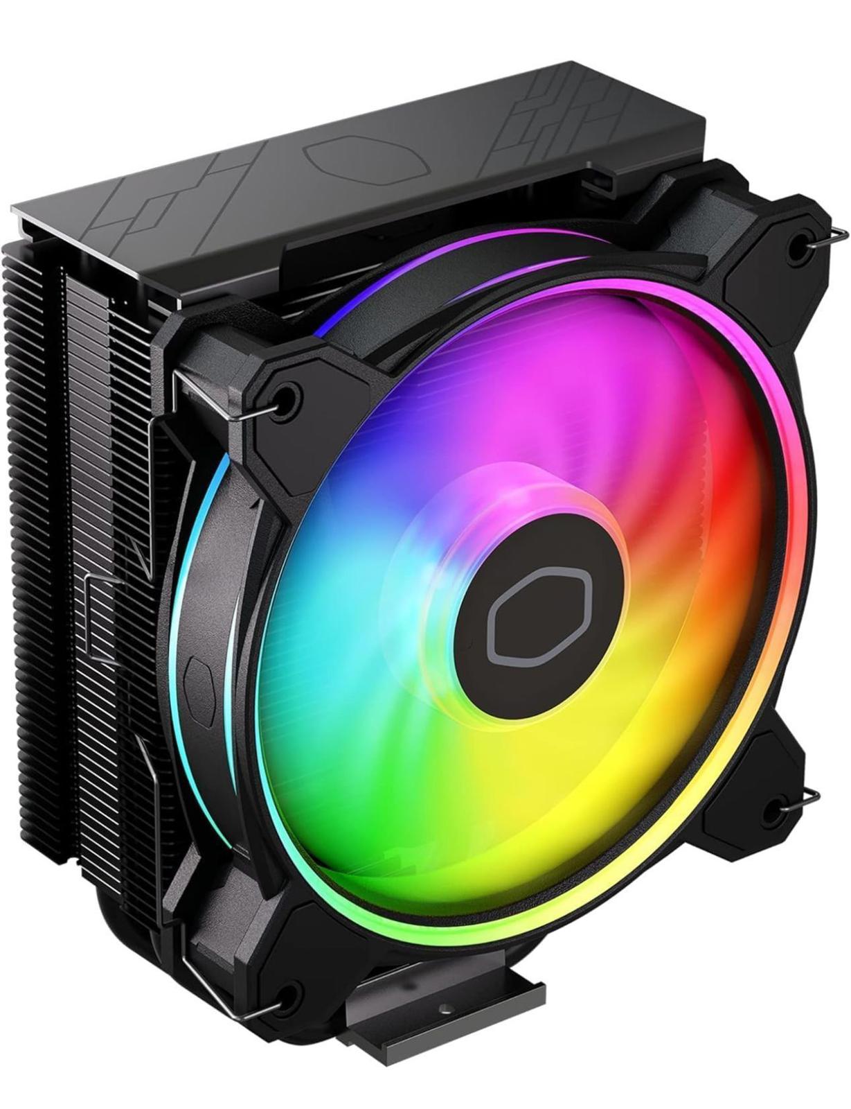 (NEW $31.70) Cooler Master Hyper 212 Halo CPU Cooler, ARGB Fan & Dual Heatpipes