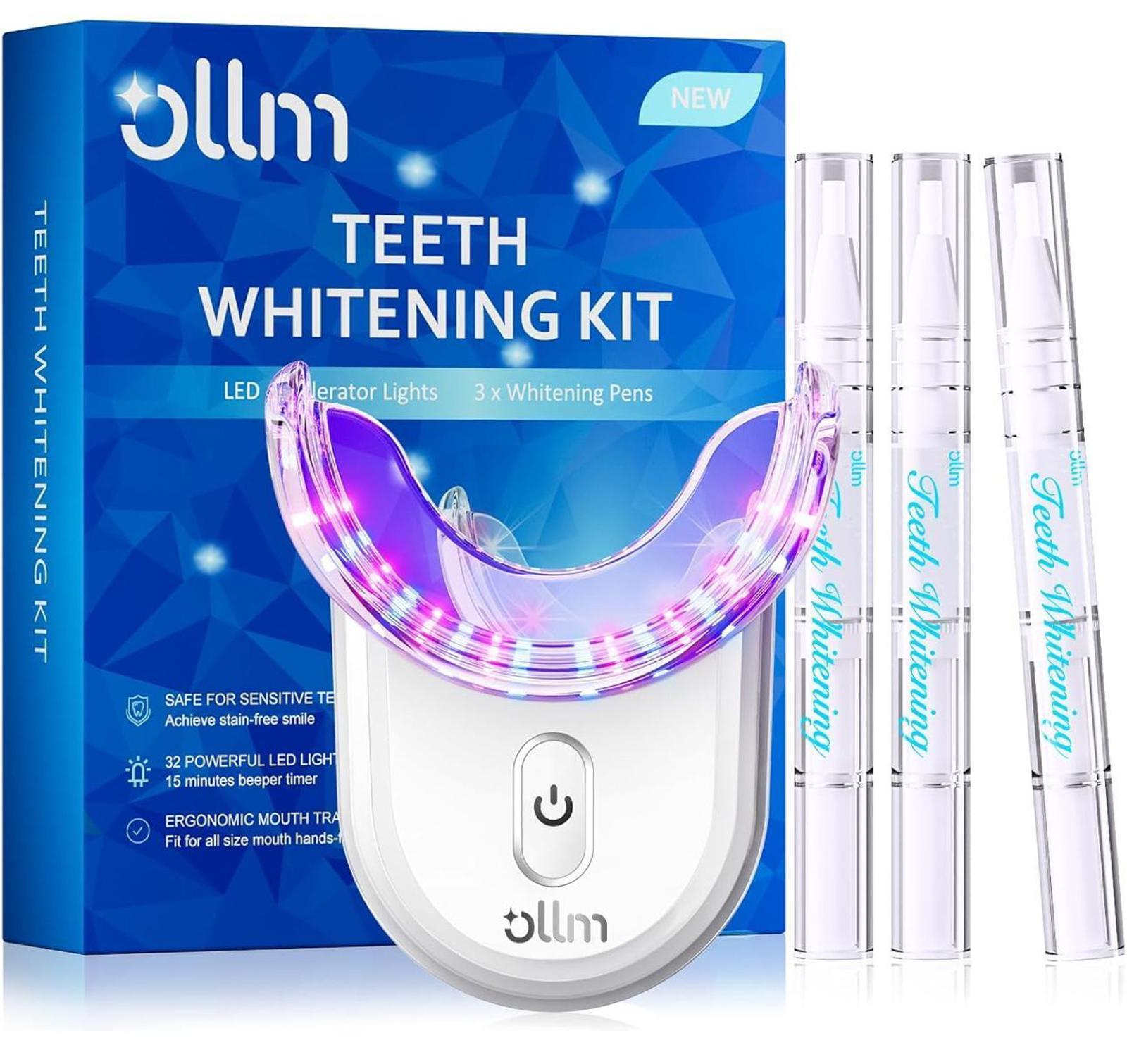 (Sealed, MSRP $39.99)Sensitive Teeth Whitening Kit with Gel Pens & 32X LED Light