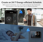 (MSRP $139.99) NBONEBS BHP‑8000c Wi‑Fi Smart Thermostat Touchscreen