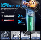 (NEW $39.99) 4-in-1 Handheld Car Vacuum Cleaner, 16000 Pa Suction & LED Light