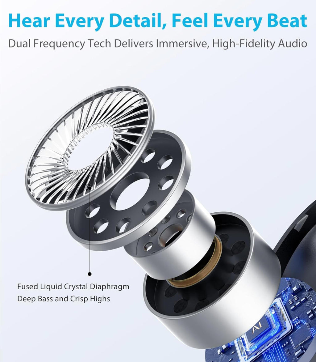 (MSRP $38.99) Boytond Ultra Open-Ear Bone Conduction Earbuds – Clip-On, 10h Play