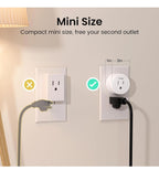 (NEW MSRP $26.39) GHome Smart Mini Plug 4-Pack, WiFi Outlet, Alexa & Google Home