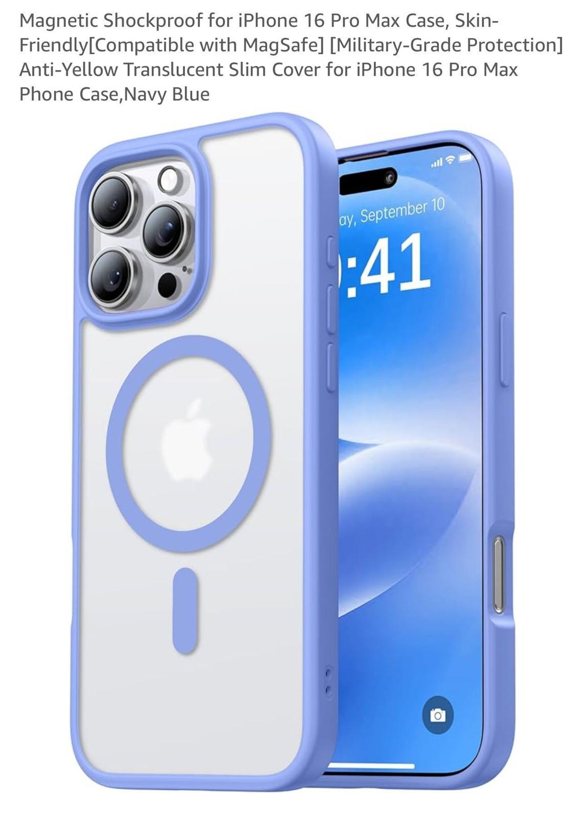 iPhone 16 Pro Max Halolok NAVY BLUE Phone Case