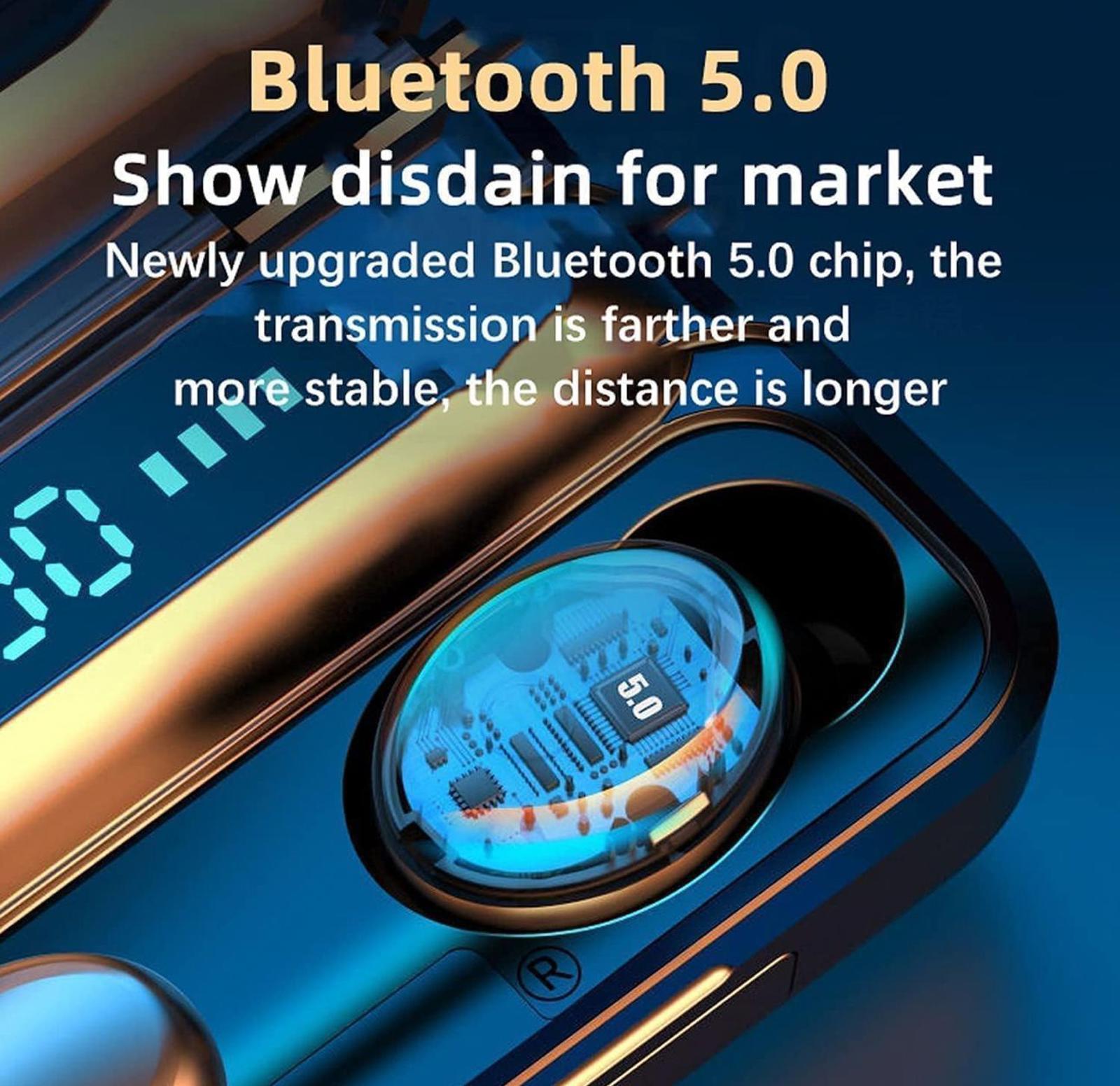 (NEW $22.99) Wireless Earbuds with Charging Power Bank Case