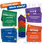 (NEW, MSRP $29.99) Ultimate Party Tower Game – 60 Blocks, 100 Commands
