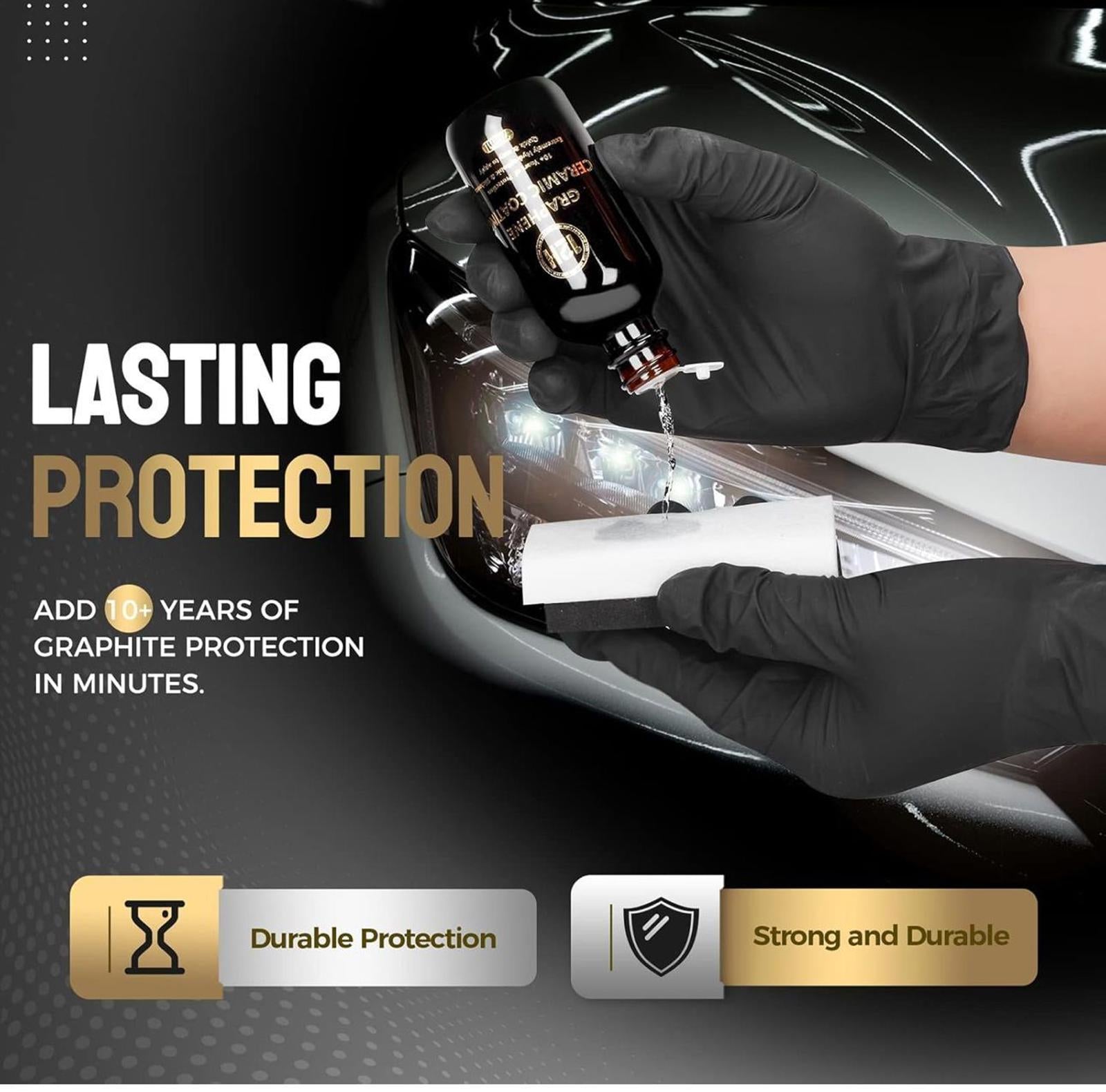 (MSRP $39.99) Graphene Ceramic Coating(70 ml), 10H Nano Protection & Hydrophobic