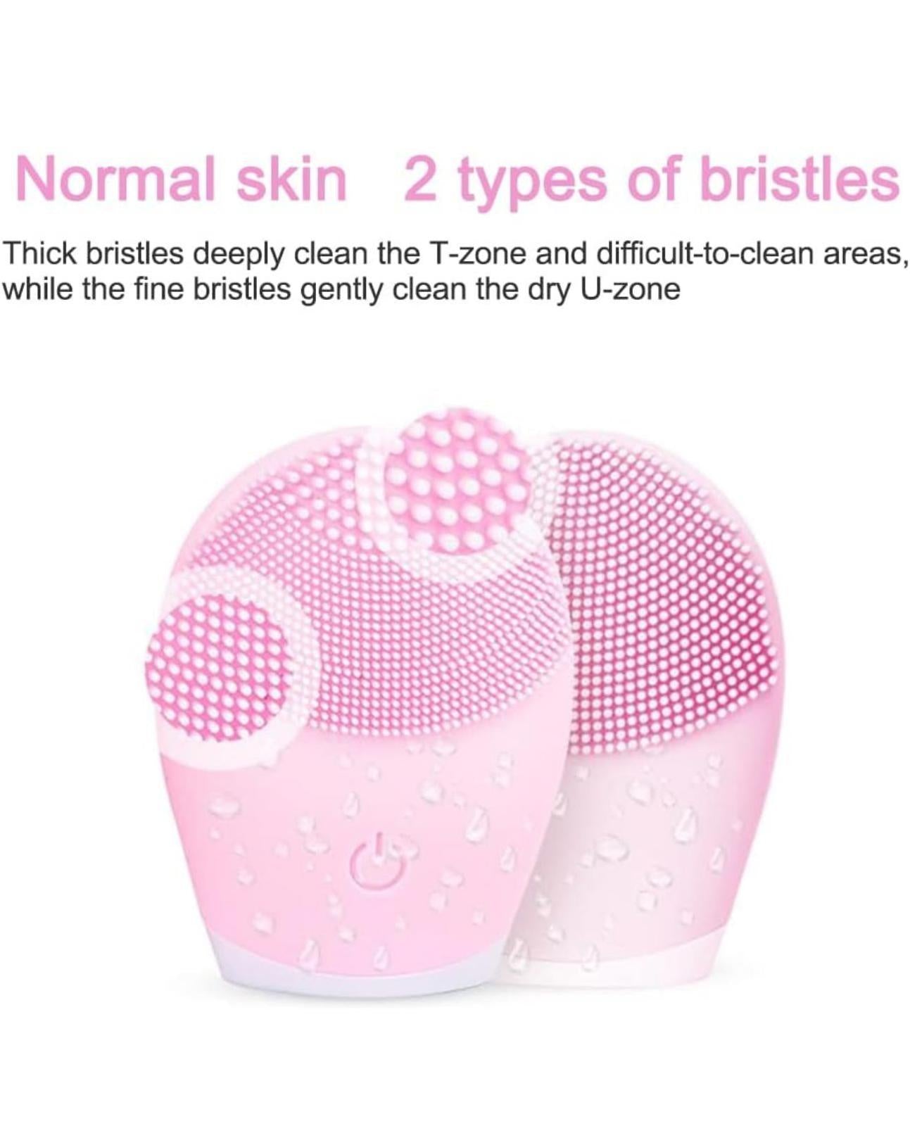(NEW MSRP $20) Electric Facial Cleansing Brush, Waterproof Face Cleanser