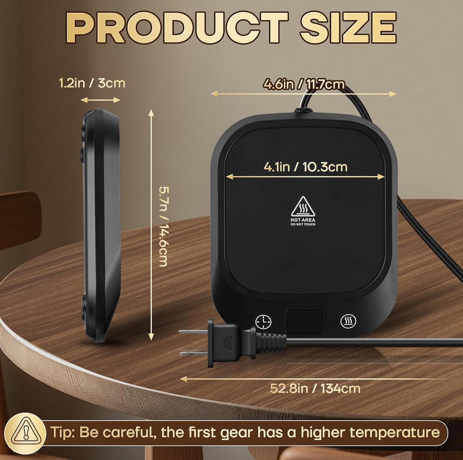 (MSRP $29.99) Electric Mug Warmer for Desk – Smart Coffee & Tea Heater ☕🔥
