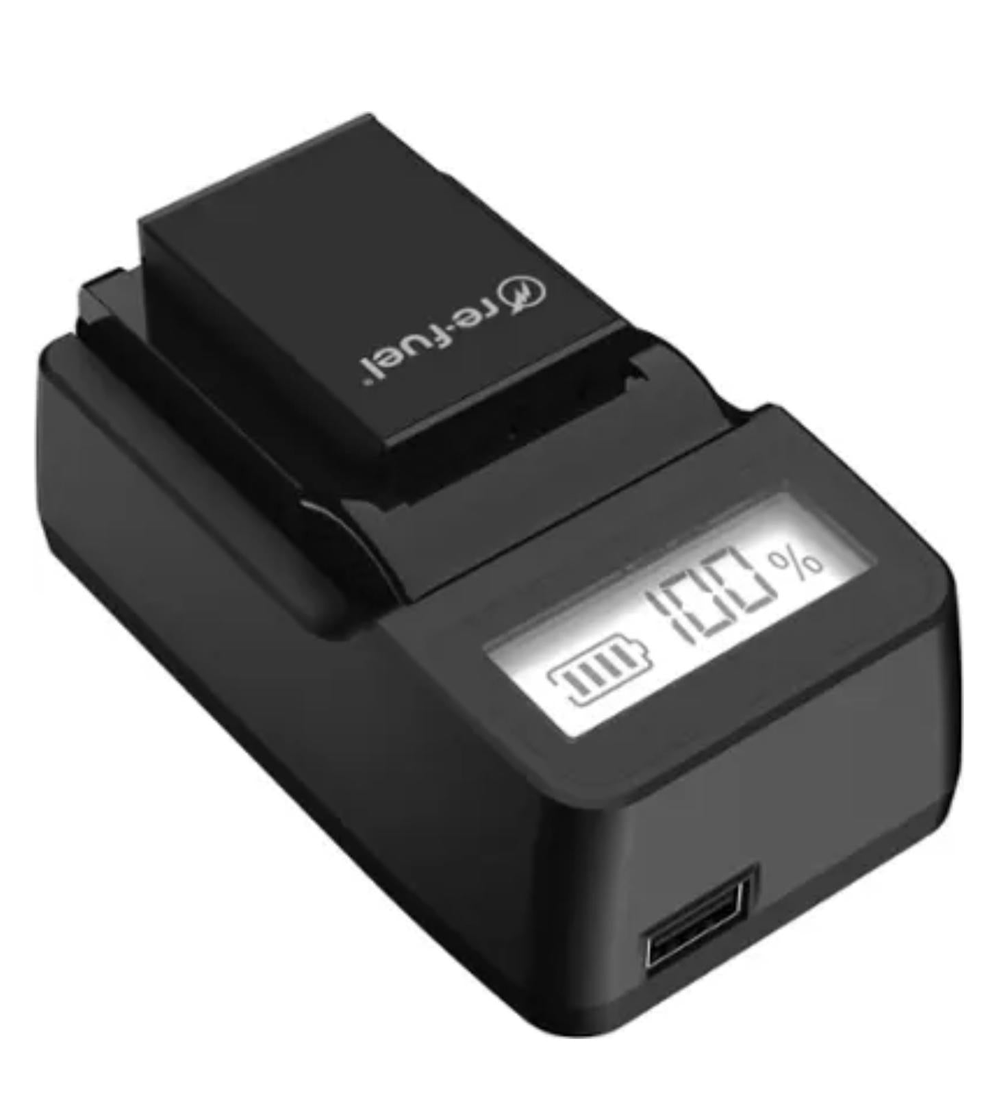 (MSRP $54.99) Digipower Travel Charger for Canon DSLR & Mirrorless Batteries