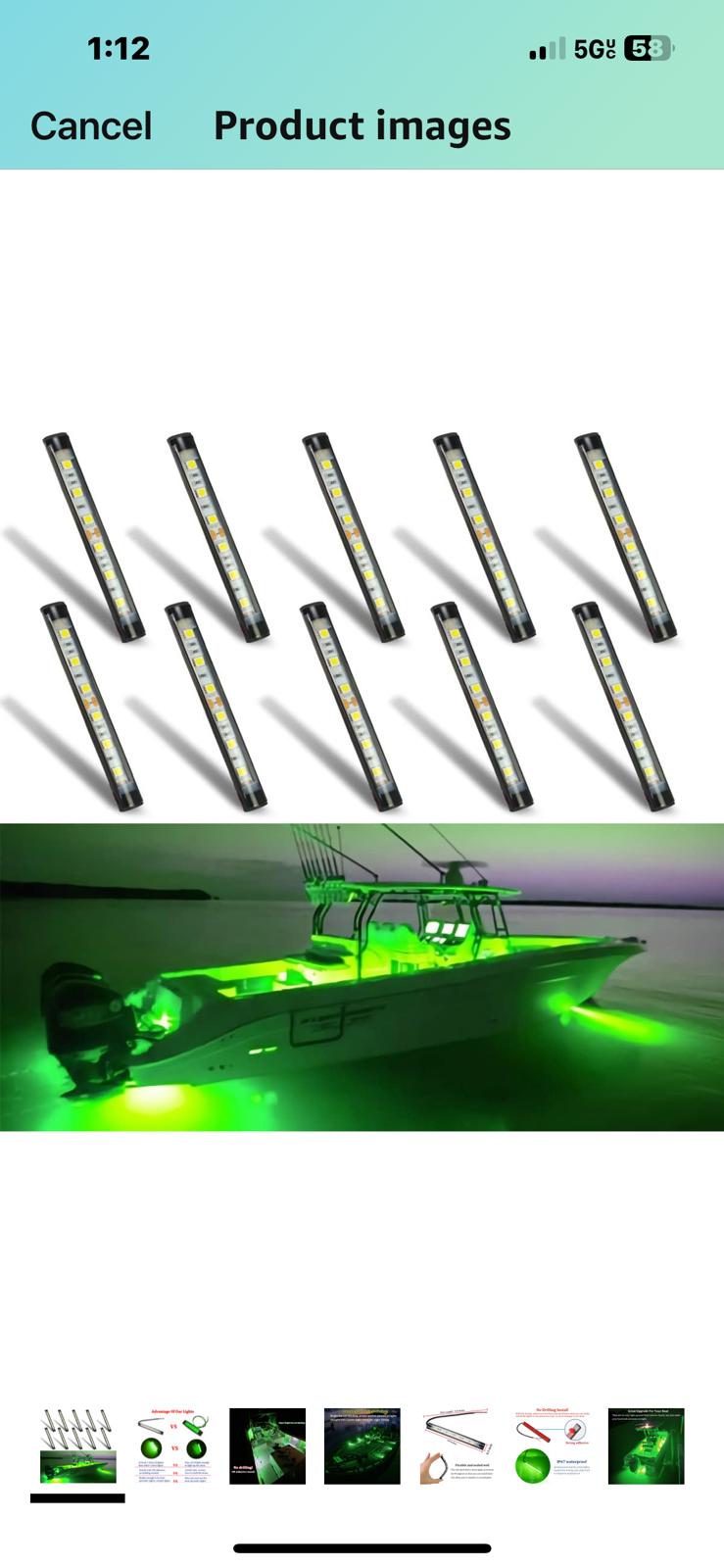 (MSRP $19.99) Boaton 4-Pack 12V Marine LED Interior Courtesy Lights, Waterproof