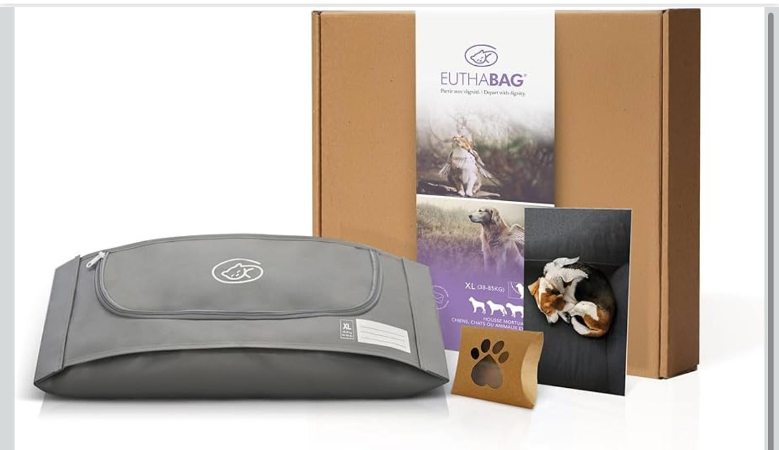 (MSRP $29.99) EUTHABAG XSmall Pet Body Bag – Veterinary Designed