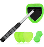 (MSRP $19.99) Windshield & Window Cleaner Tool Kit – 180° Pivot, Extendable