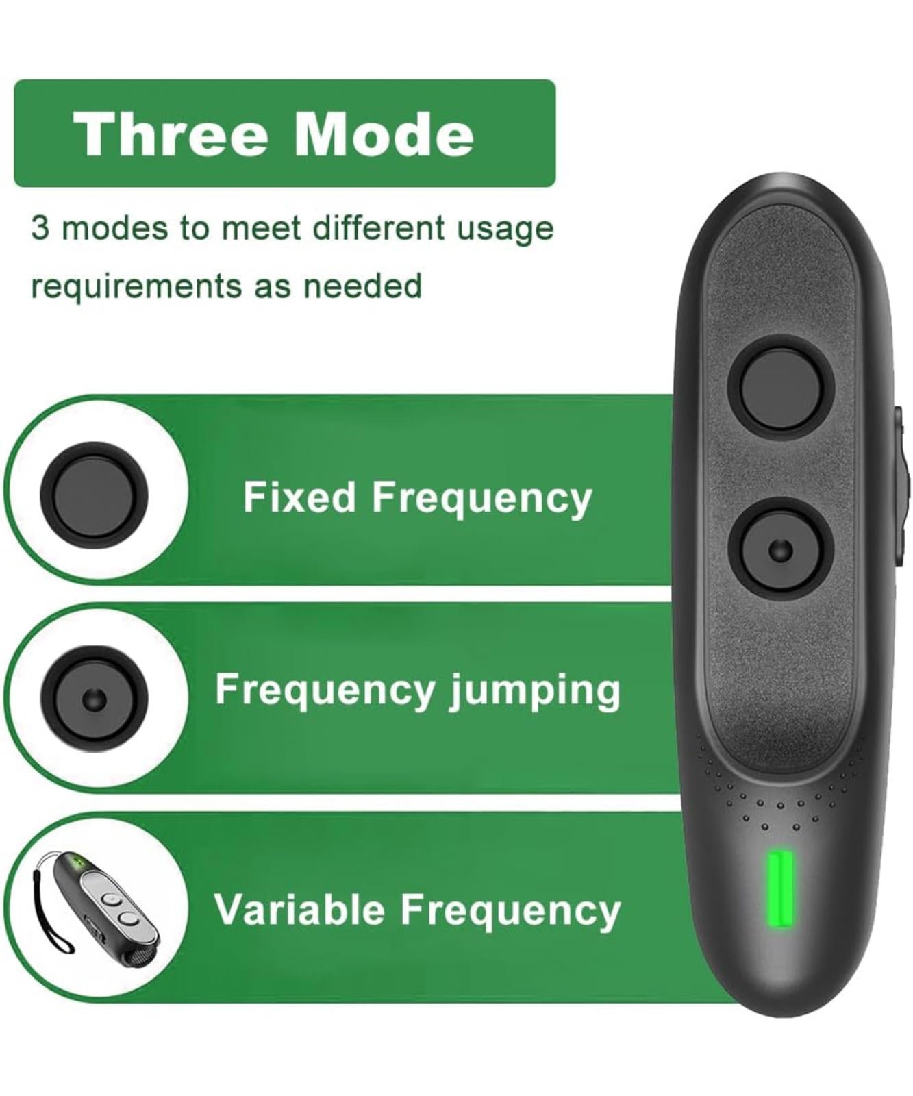(MSRP $21.99)Ultrasonic Rechargeable Dog Bark Control Device,Handheld, LED Alert