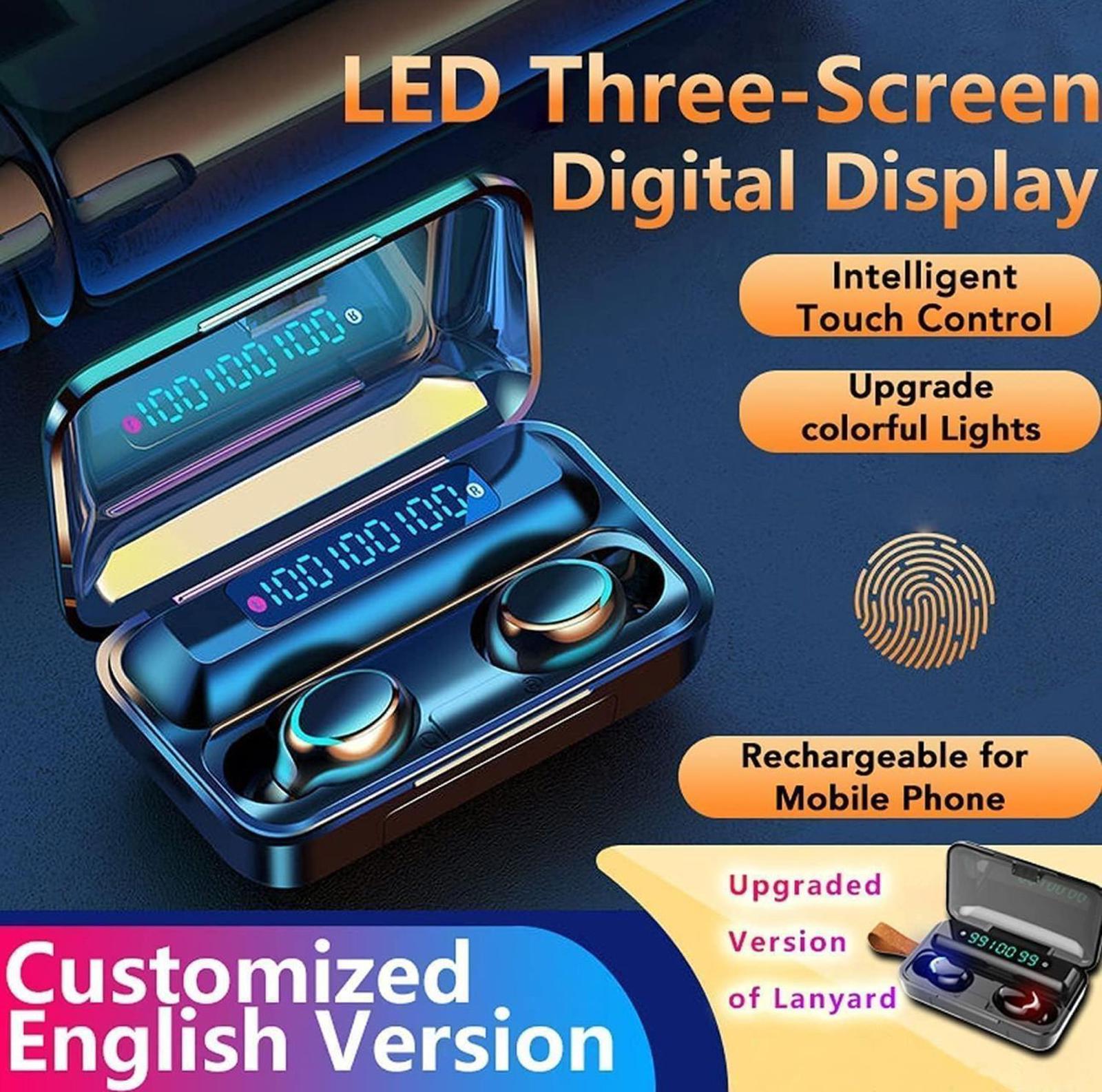 (NEW $22.99) Wireless Earbuds with Charging Power Bank Case