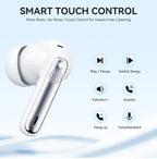 (MSRP $29.99) MoBadeety A60 Pro Bluetooth 5.3 Earbuds – 40 h Playtime, LED Case