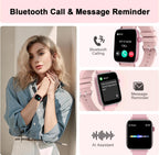 (MSRP $49.99) Smart Watch – 1.9” HD Screen, Calls, Fitness Tracking, Pink