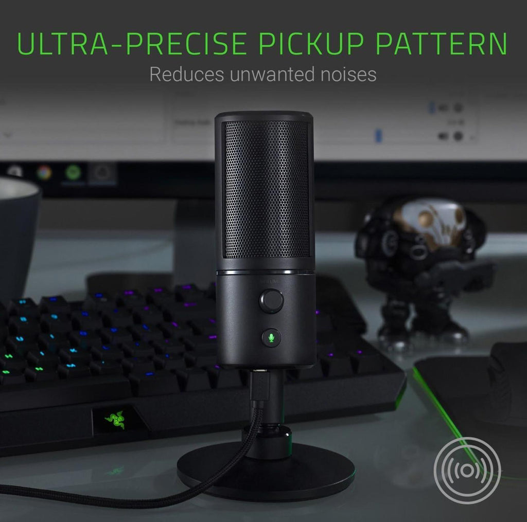 (NEW $114.95) Razer Seiren X USB Streaming Microphone Shock Mount, Supercardioid