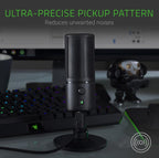 (NEW $114.95) Razer Seiren X USB Streaming Microphone Shock Mount, Supercardioid