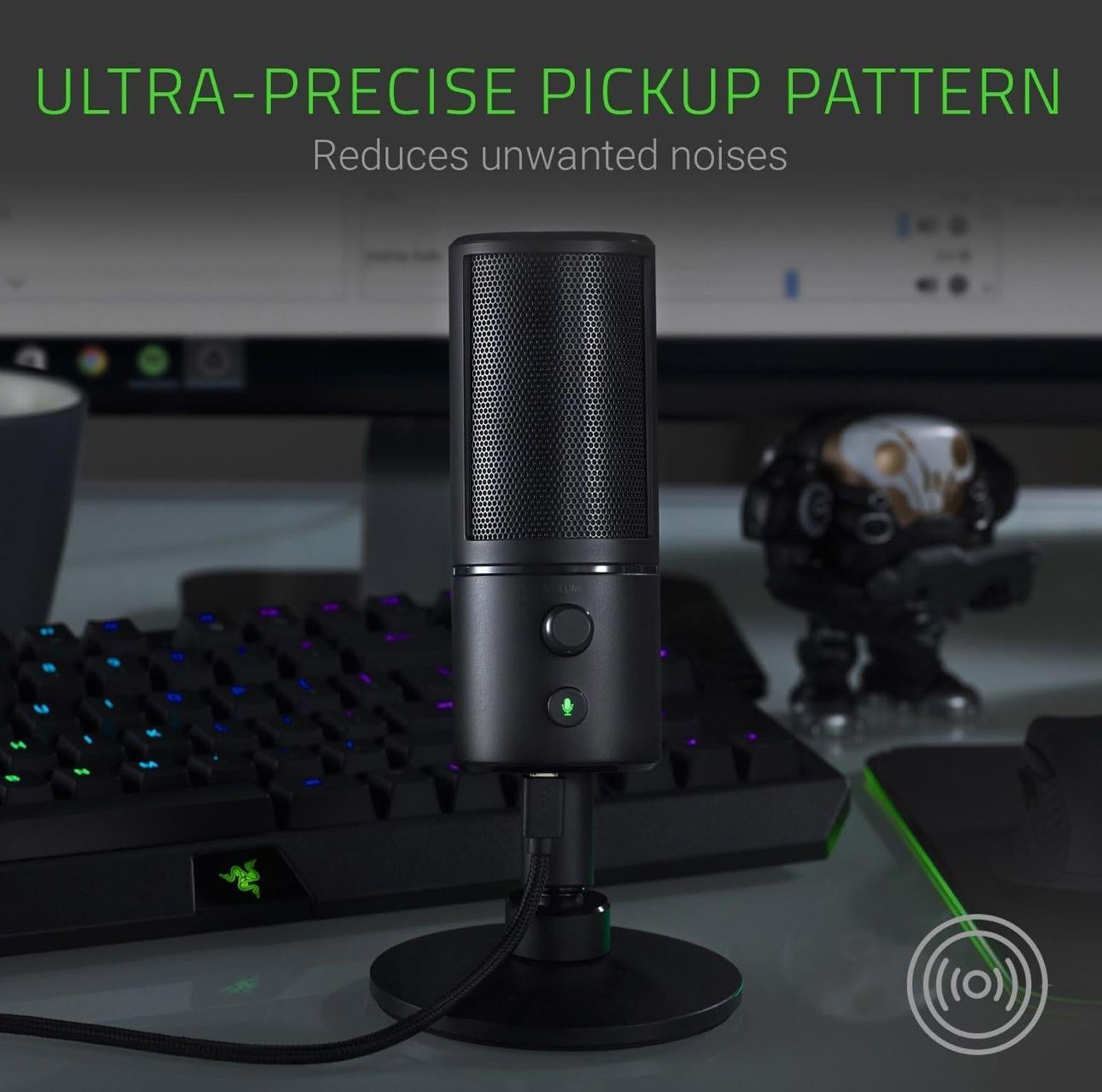 (NEW $114.95) Razer Seiren X USB Streaming Microphone Shock Mount, Supercardioid