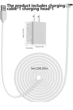 (MSRP $19.99) 16.4ft Bent USB-C Charging Cable for Ring Battery Doorbell