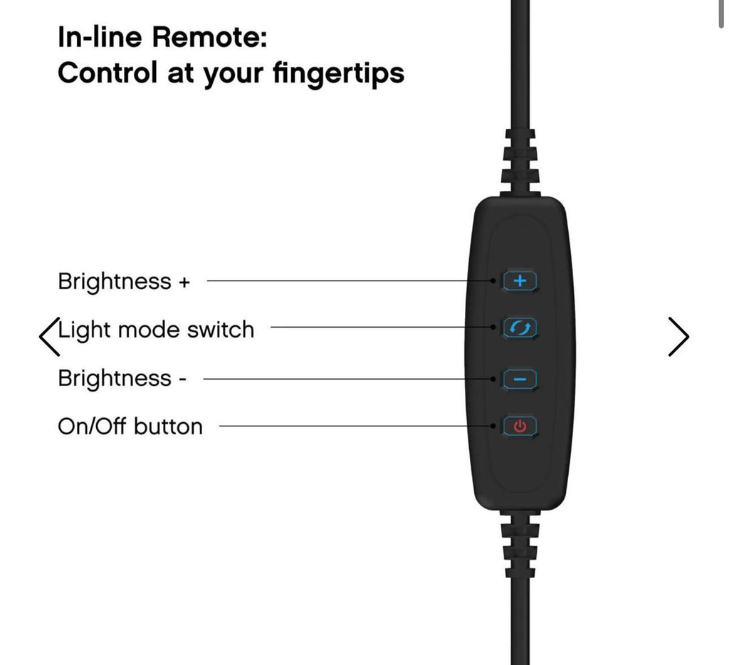 (NEW MSRP $59.95)ONAIR Halo Travel Pro 10” LED Ring Light USB Powered & Foldable