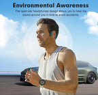 (NEW MSRP $39.99) Bone Conduction Headphones, BT5.2, Waterproof Open-Ear