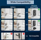 (NEW MSRP $69.99) Fingerprint Keypad Deadbolt with Handle Set, Keyless Door Lock