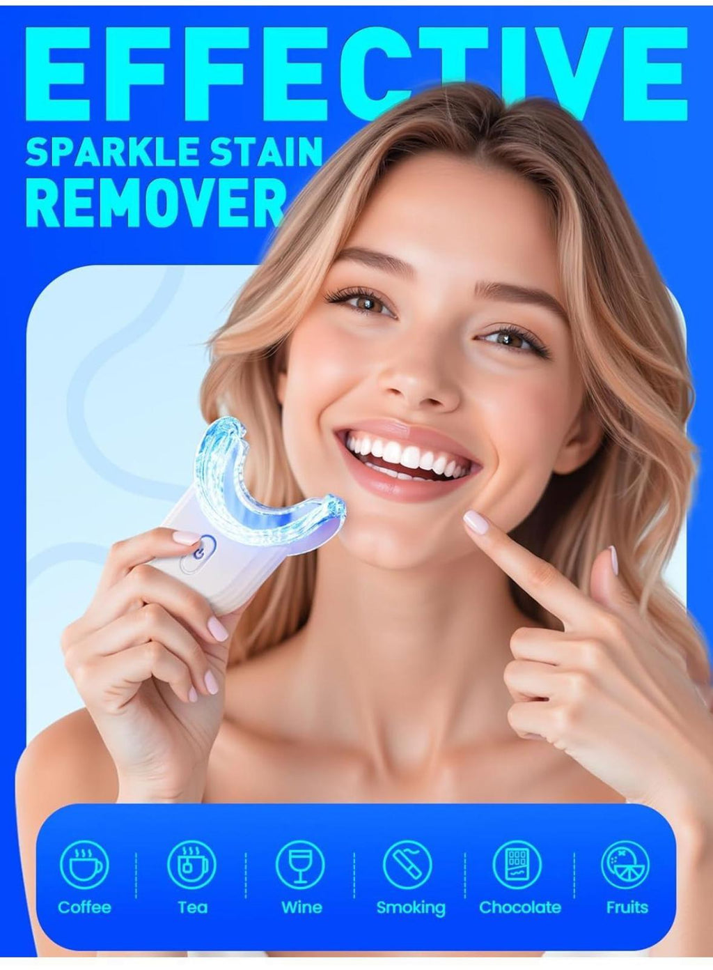 (Sealed, MSRP $39.99)Sensitive Teeth Whitening Kit with Gel Pens & 32X LED Light