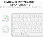MSRP $29.99) Ultra-Slim Wireless Keyboard with Silent Keys – Compact & Portable