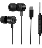 (NEW MSRP $15.99) MORMOQUE EP-06 USB-C Earbuds, HD Mic u0026 Noise-Cancelling