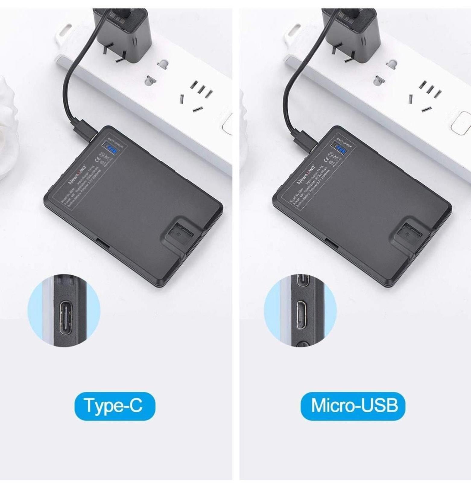 (MSRP $29.99) Newmowa 60-LED Rechargeable Clip-On Video Conference Light