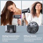 (MSRP $49.99) ANNE BETTY Ionic 1800W Hair Dryer with Diffuser & Nozzle