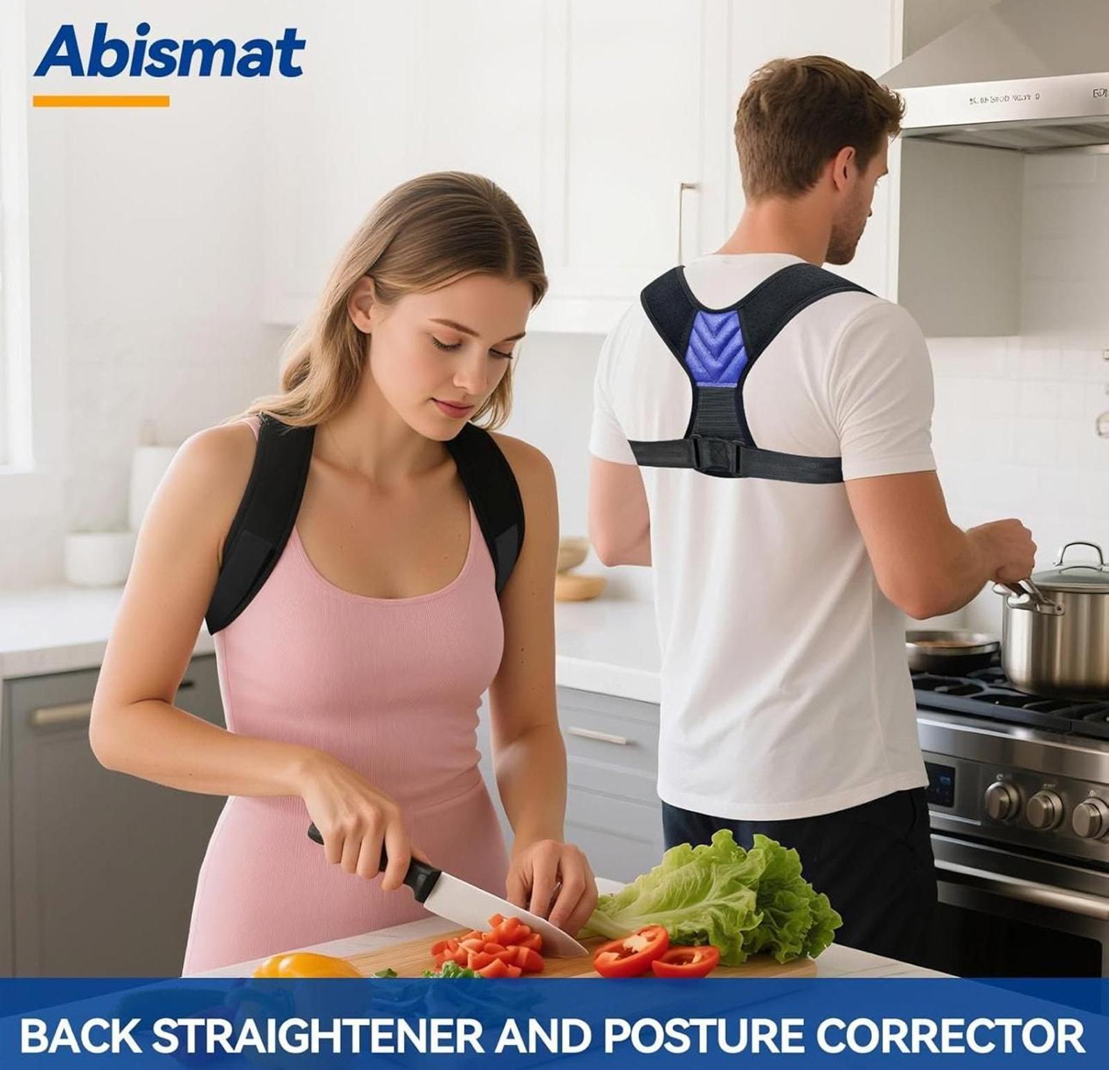 (MSRP $29.99) Adjustable Invisible Posture Corrector – Unisex Shoulder Brace